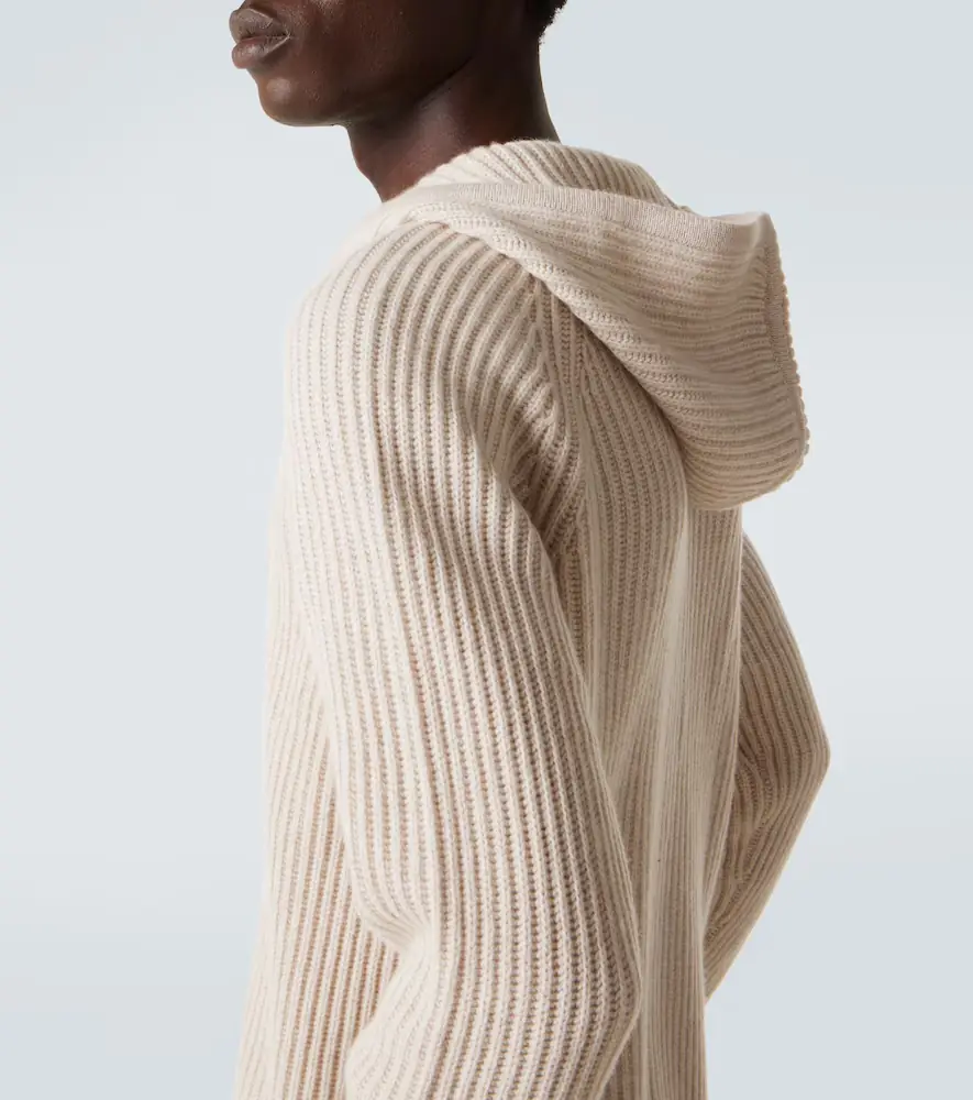 Arch4 Hooded ribbed-knit cashmere zip-up cardigan | Thumbnail 6 Arch4 Hooded ribbed-knit cashmere zip-up cardigan | Thumbnail 6