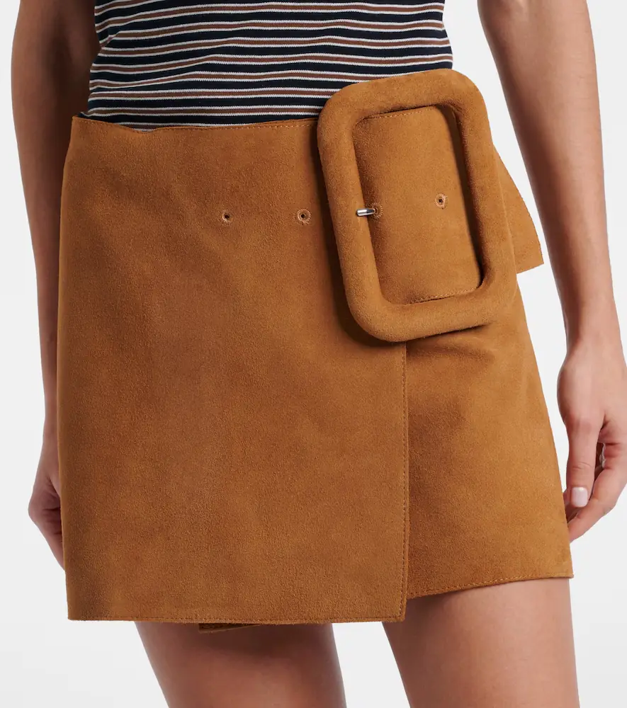 AMI PARIS Suede miniskirt | Thumbnail 4