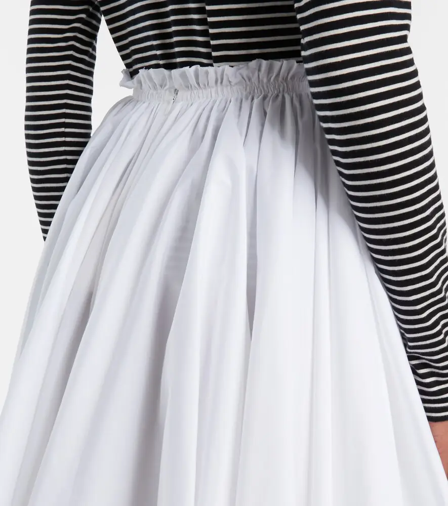 AMI PARIS Corolla gathered cotton midi skirt | Thumbnail 2 AMI PARIS Corolla gathered cotton midi skirt | Thumbnail 2