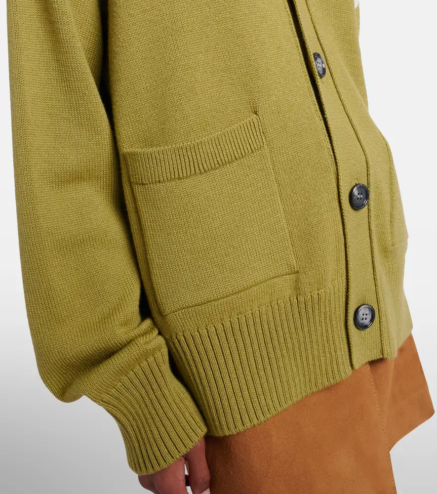AMI PARIS Ami de Caur wool and cotton cardigan | Thumbnail 3