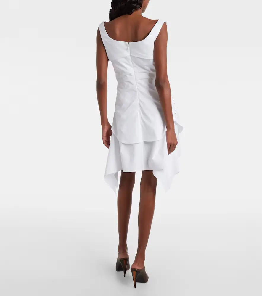 Alexander McQueen Ruffled cotton minidress | Thumbnail 2 Alexander McQueen Ruffled cotton minidress | Thumbnail 2