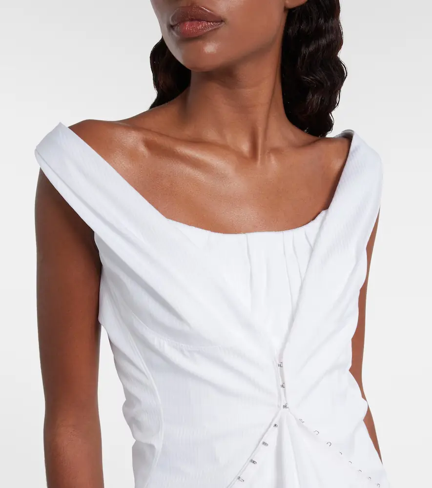 Alexander McQueen Ruffled cotton minidress | Thumbnail 3 Alexander McQueen Ruffled cotton minidress | Thumbnail 3