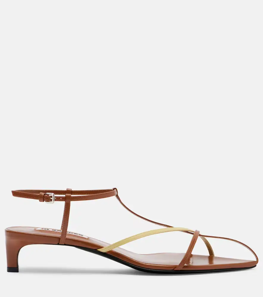 Jil Sander 35 leather sandals | Thumbnail 4