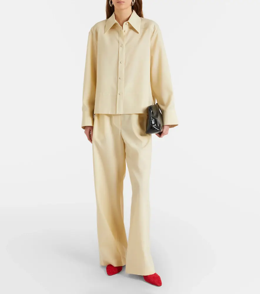 Jil Sander Perforated suede ballet flats | Thumbnail 5
