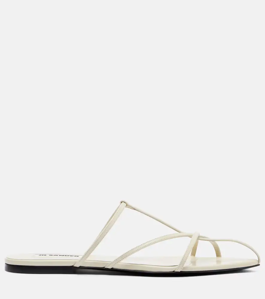 Jil Sander Cage leather sandals | Thumbnail 4