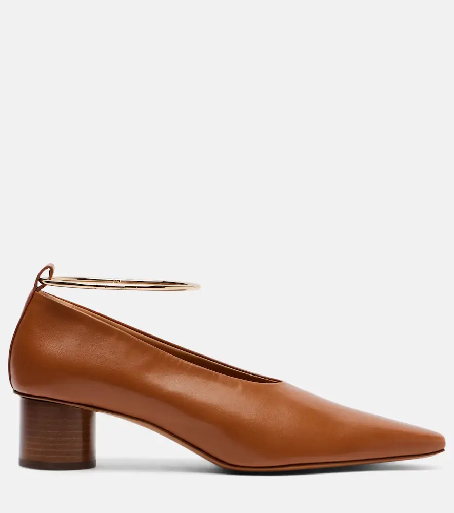Jil Sander Ring leather pumps | Thumbnail 3