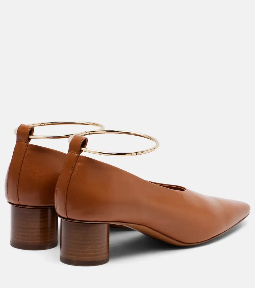 Jil Sander Ring leather pumps | Thumbnail 4