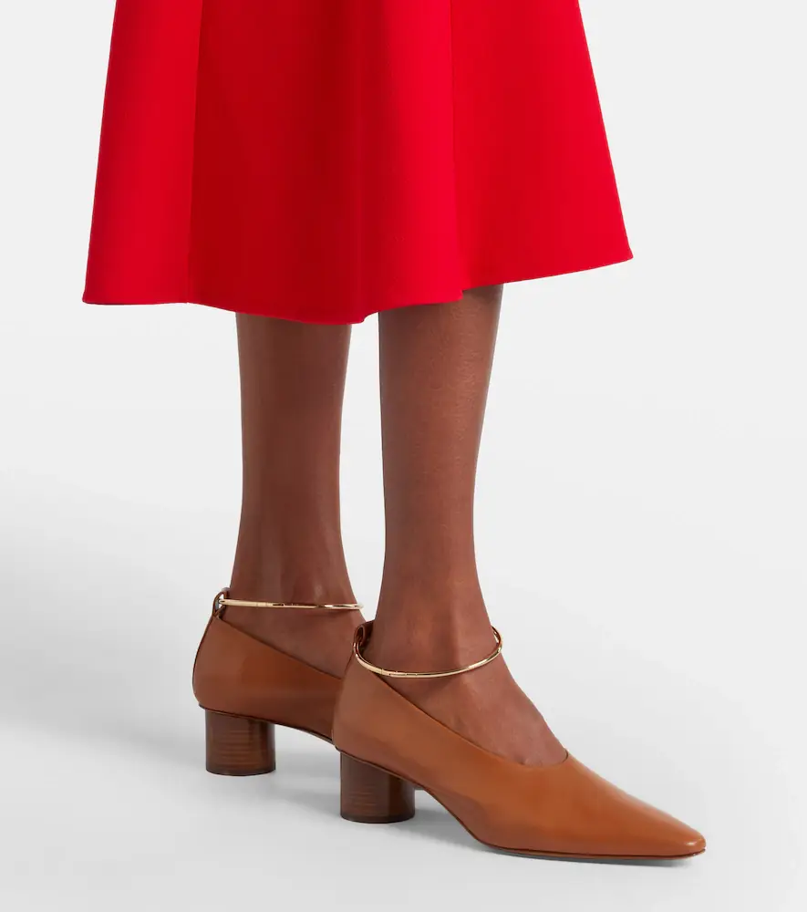 Jil Sander Ring leather pumps | Thumbnail 5