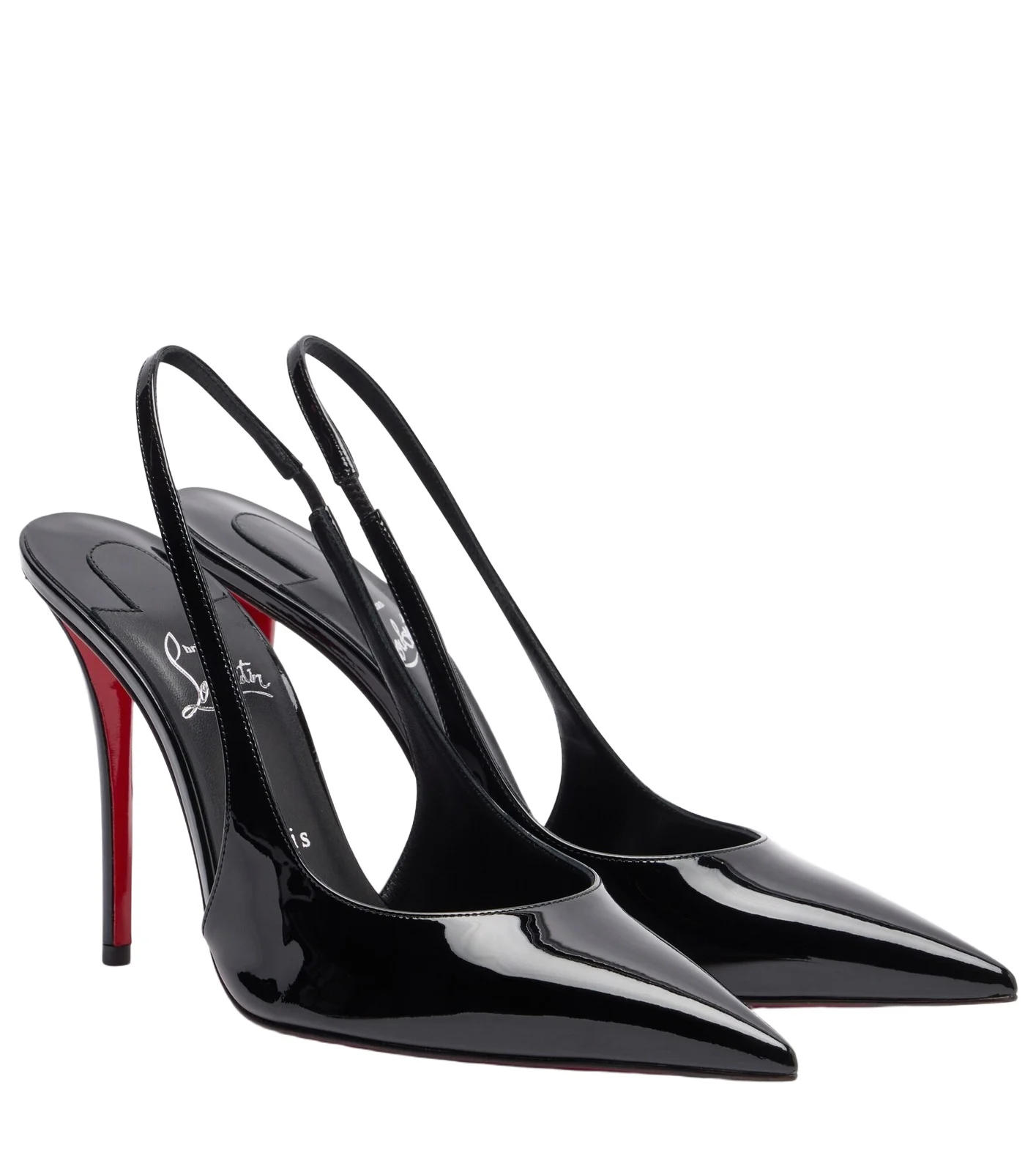 Miss Z patent leather slingback pumps Miss Z patent leather slingback pumps