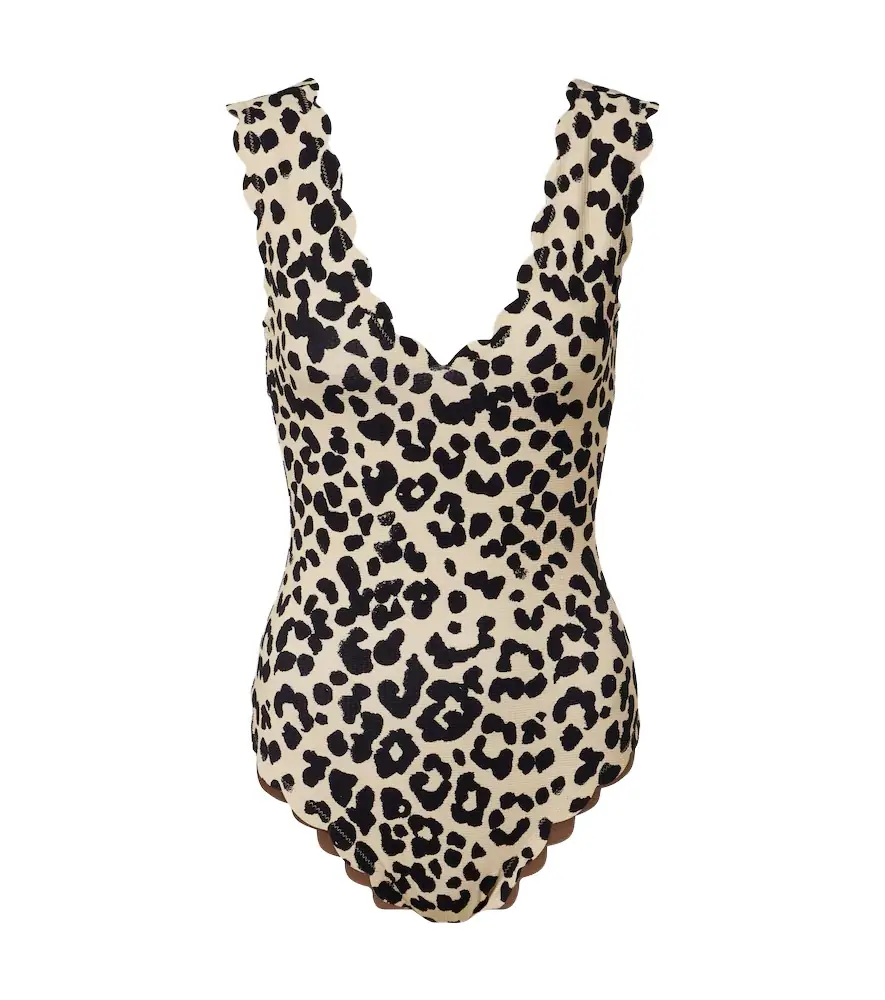 Marysia Charleston leopard-print swimsuit