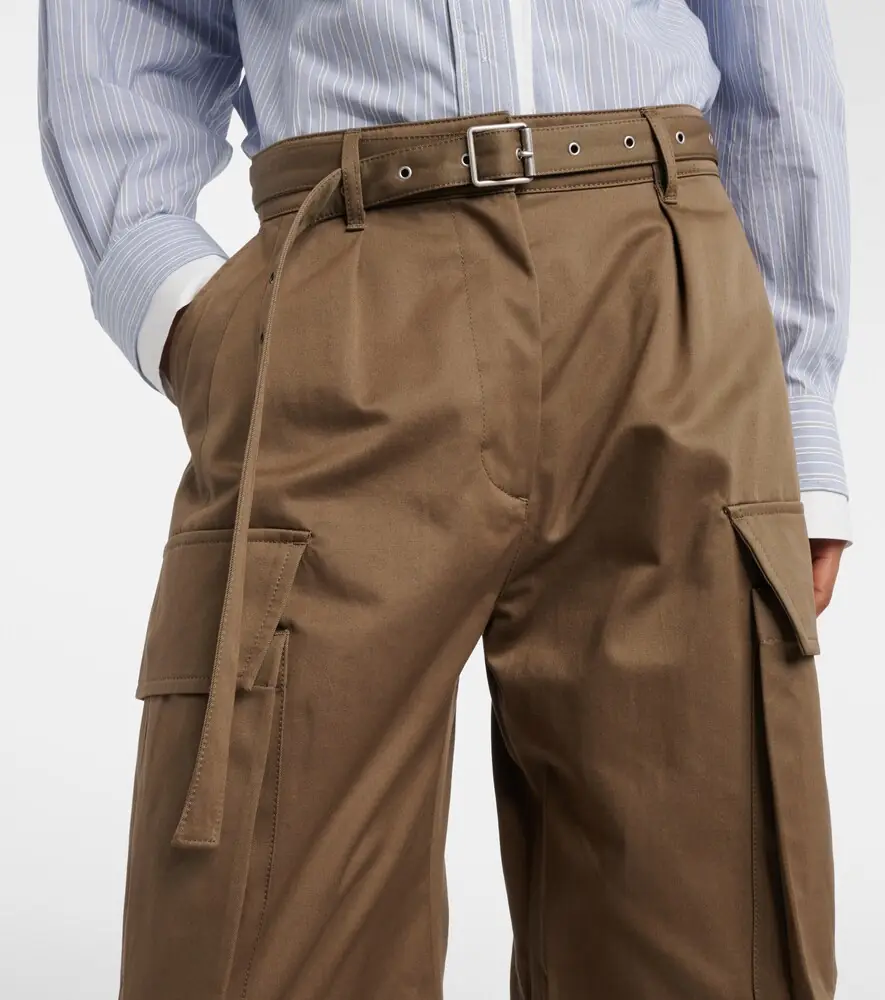 Acne Studios Pama cropped cotton twill barrel-leg cargo pants | Thumbnail 2 Acne Studios Pama cropped cotton twill barrel-leg cargo pants | Thumbnail 2