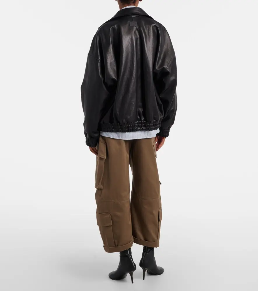 Acne Studios Pama cropped cotton twill barrel-leg cargo pants | Thumbnail 4 Acne Studios Pama cropped cotton twill barrel-leg cargo pants | Thumbnail 4