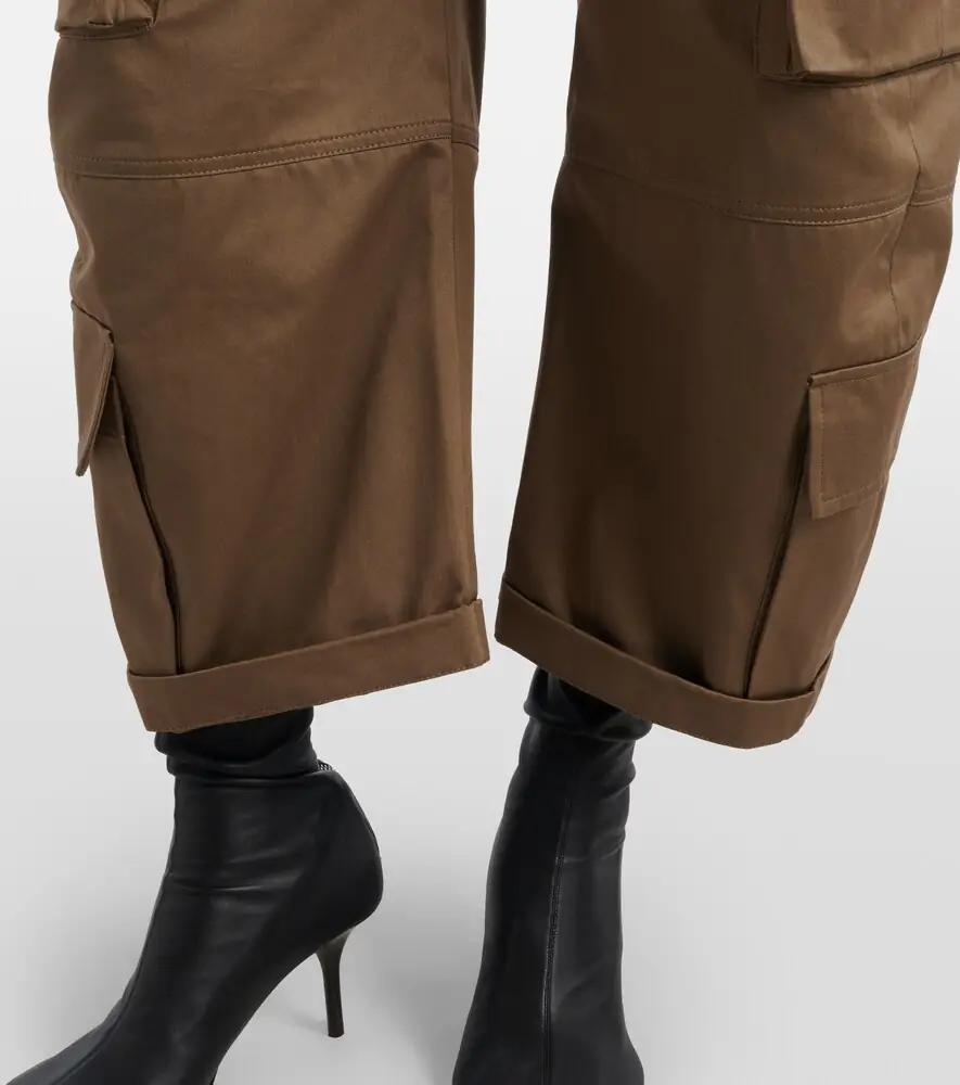 Acne Studios Pama cropped cotton twill barrel-leg cargo pants | Thumbnail 5 Acne Studios Pama cropped cotton twill barrel-leg cargo pants | Thumbnail 5
