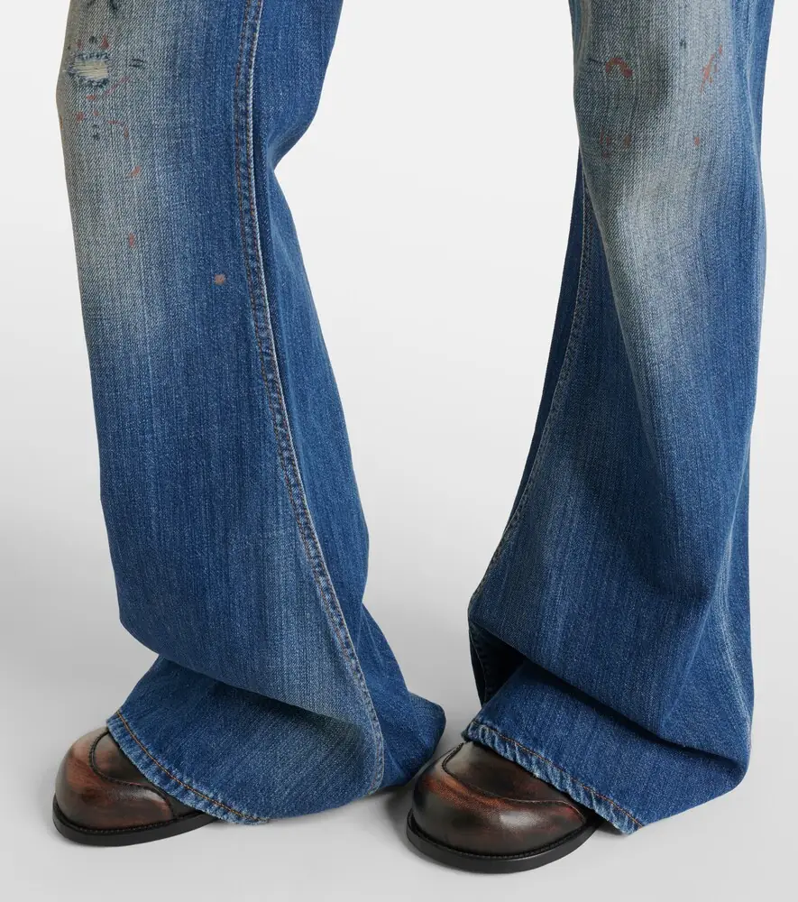 Acne Studios 2025F distressed flared jeans | Thumbnail 5 Acne Studios 2025F distressed flared jeans | Thumbnail 5