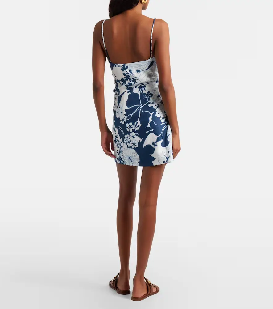 SIR. Paradiso floral linen minidress | Thumbnail 4 SIR. Paradiso floral linen minidress | Thumbnail 4