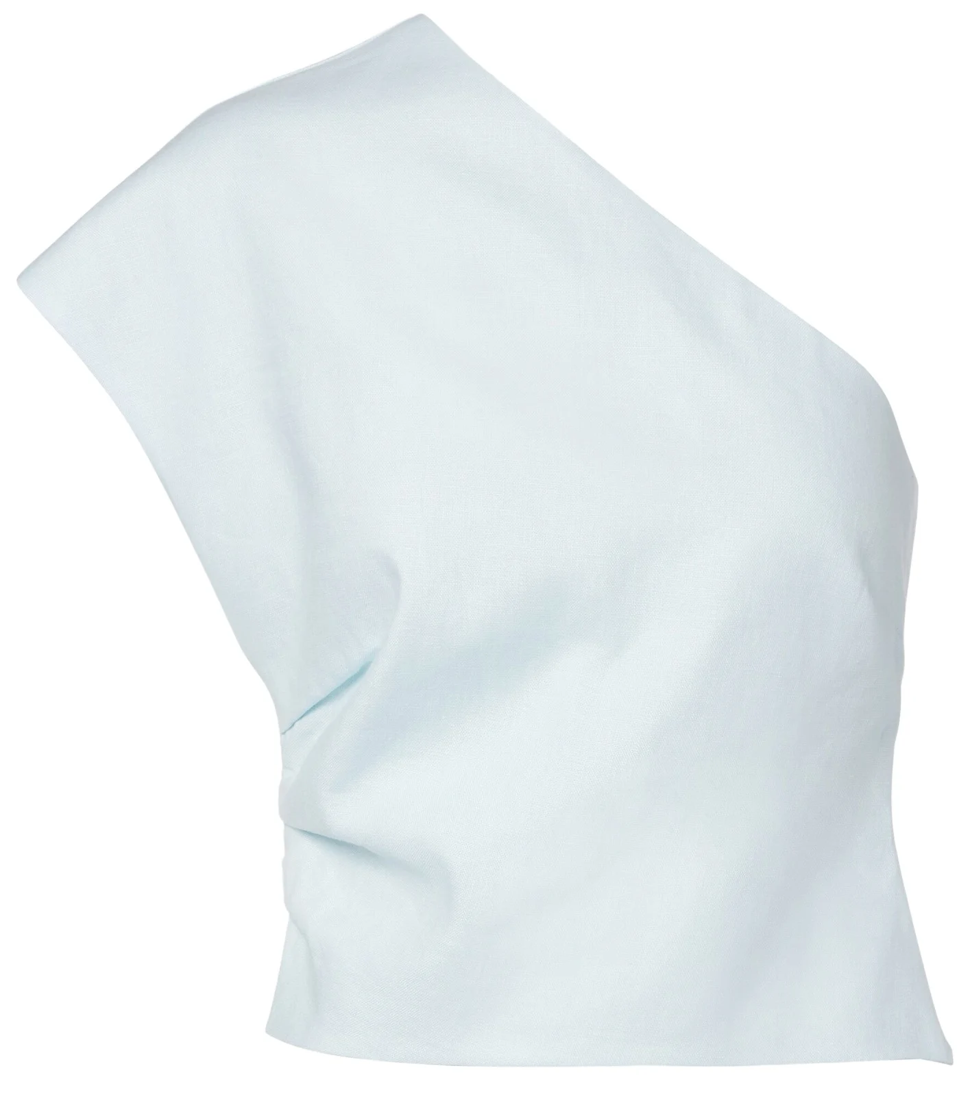 One-shoulder linen top One-shoulder linen top