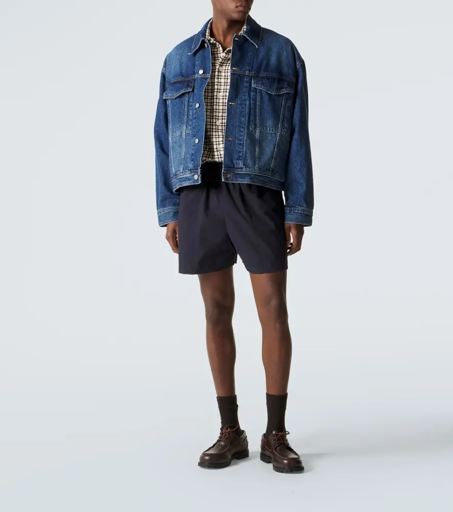 Studio Nicholson Elio cotton shorts | Thumbnail 5