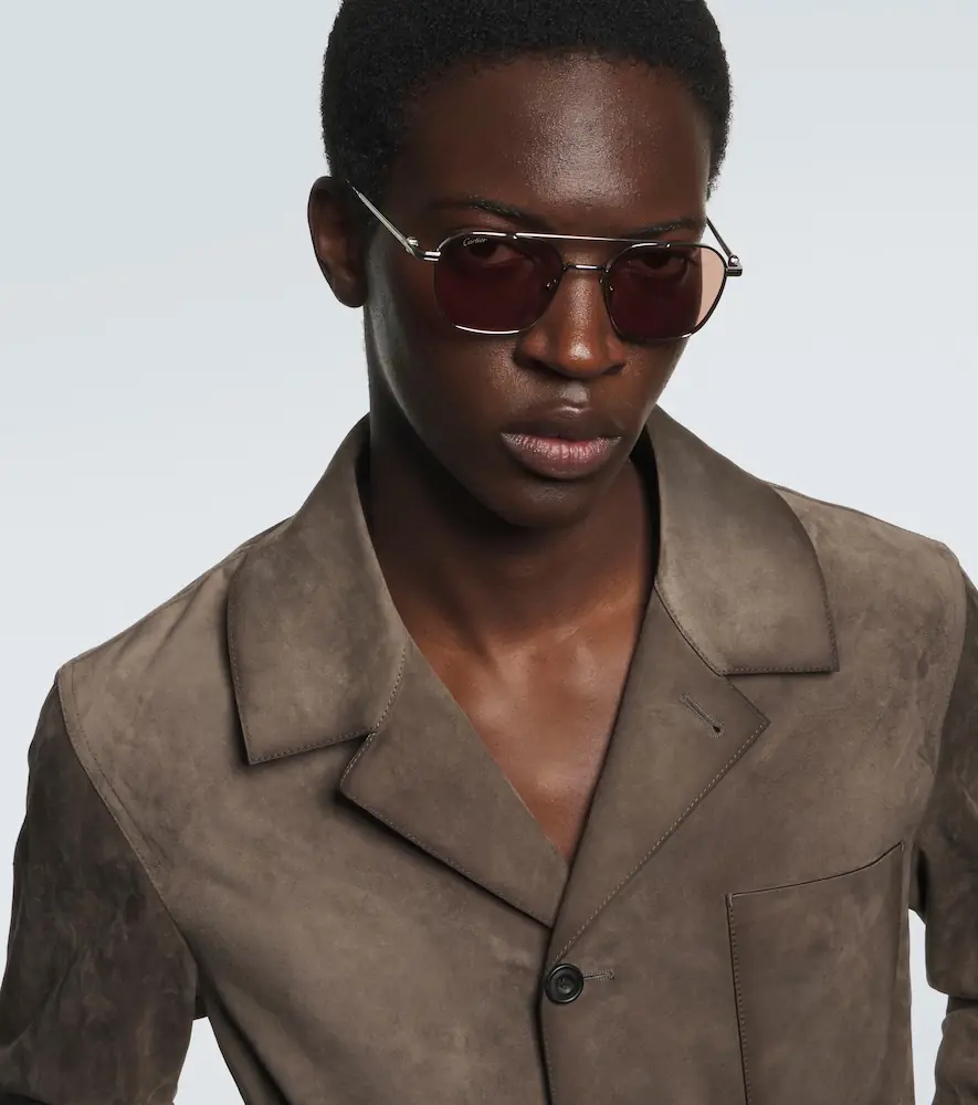 Cartier Eyewear Collection Pasha aviator sunglasses | Thumbnail 4 Cartier Eyewear Collection Pasha aviator sunglasses | Thumbnail 4