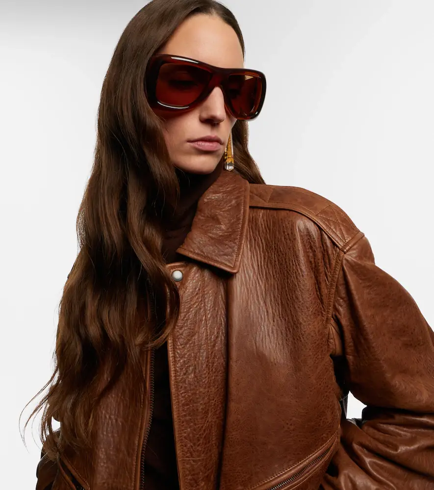 Saint Laurent SL 902 Howl oversized sunglasses | Thumbnail 2