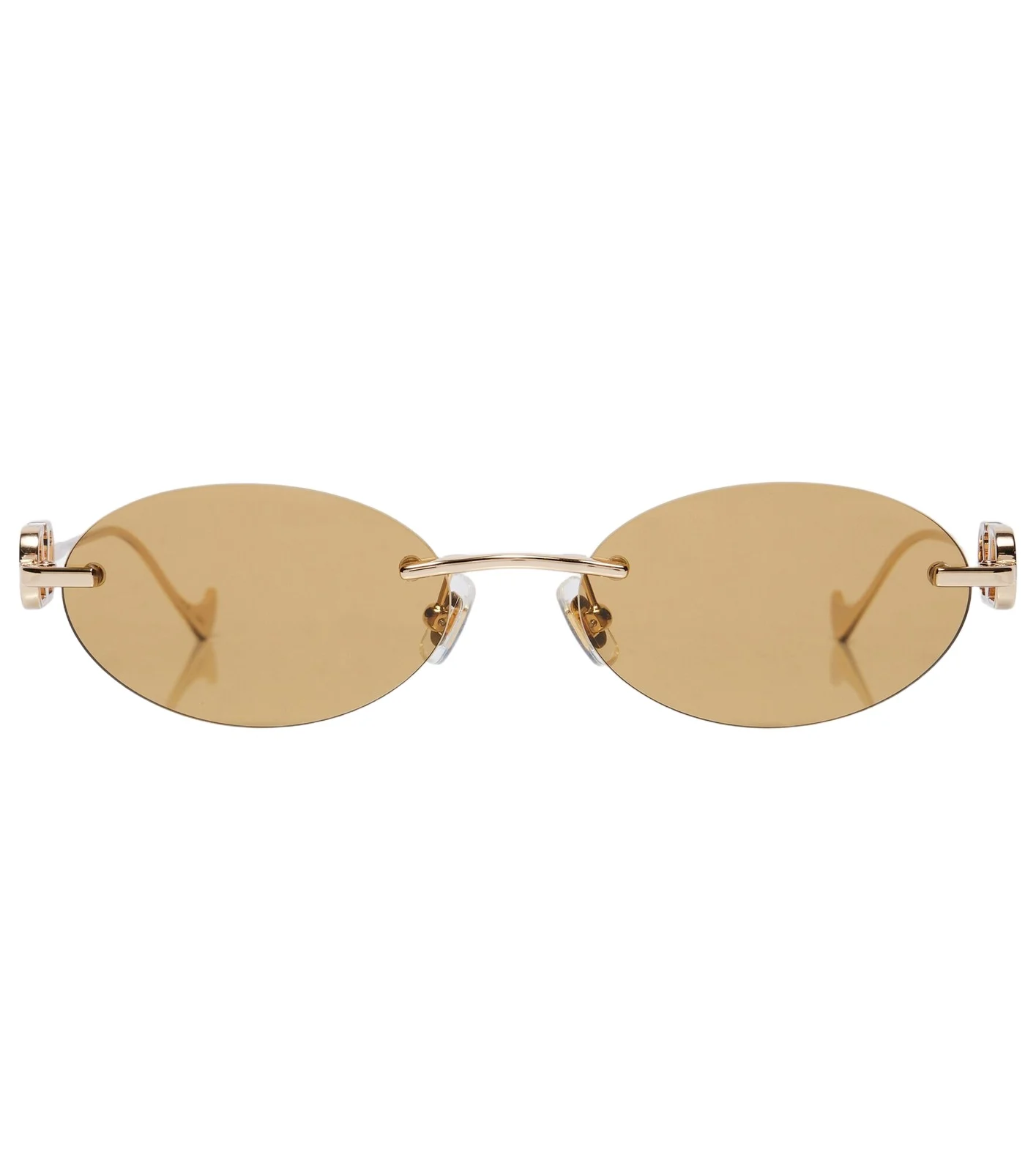 Bejewelled VLogo oval sunglasses Bejewelled VLogo oval sunglasses