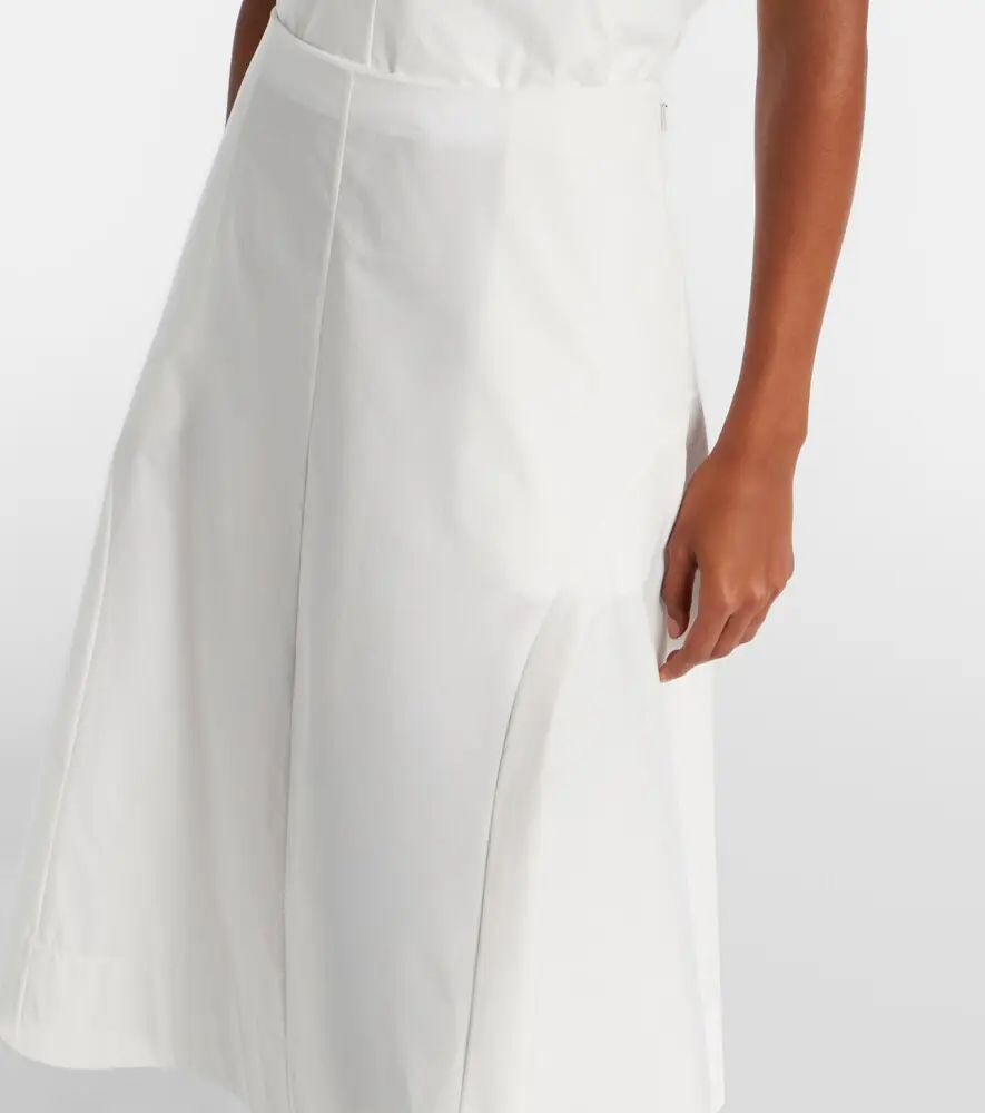 Khaite Artin cotton midi skirt | Thumbnail 5