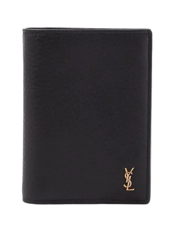 Tiny Cassandre leather bi-fold wallet