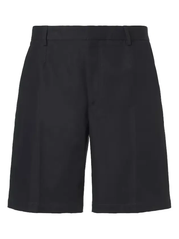 Cotton and linen straight pants