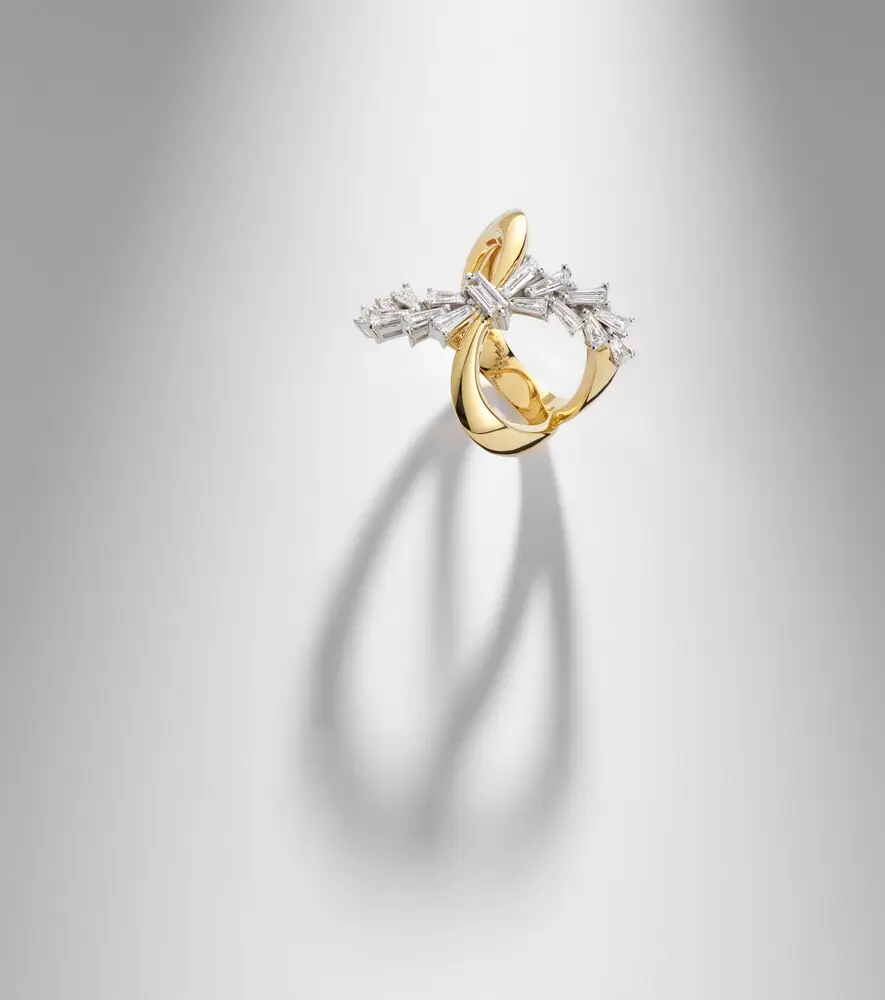 YEPREM Golden Strada 18kt yellow and white gold ring with diamonds | Thumbnail 5 YEPREM Golden Strada 18kt yellow and white gold ring with diamonds | Thumbnail 5