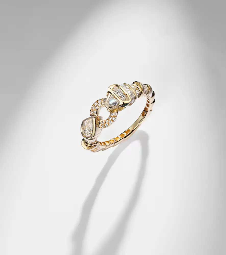 SHAY JEWELRY Serpentine 18kt gold ring with diamonds | Thumbnail 5 SHAY JEWELRY Serpentine 18kt gold ring with diamonds | Thumbnail 5