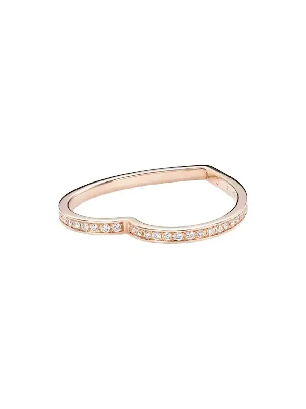 Antifer 18kt rose gold ring with diamonds
