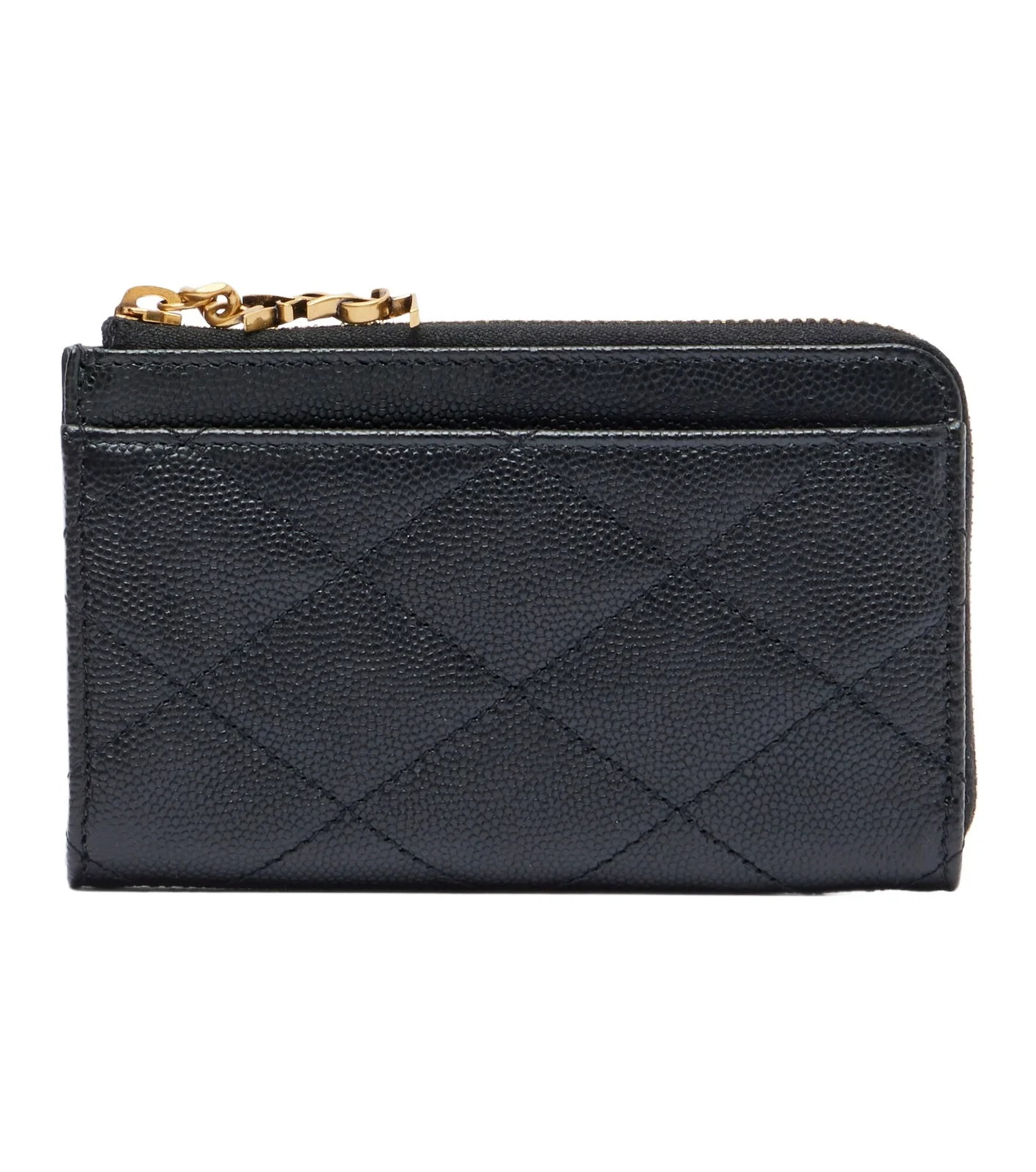 Saint Laurent Cassandre Bijou quilted leather card case