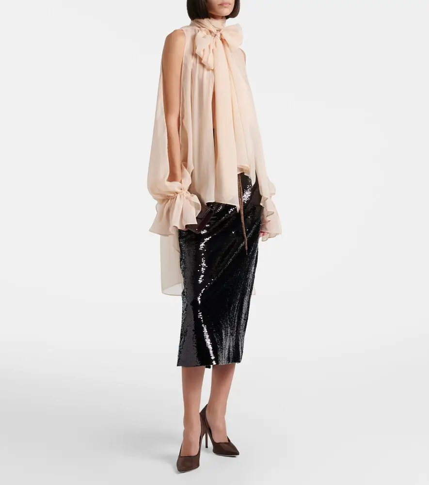 Simone Rocha Sequined pencil skirt | Thumbnail 4 Simone Rocha Sequined pencil skirt | Thumbnail 4