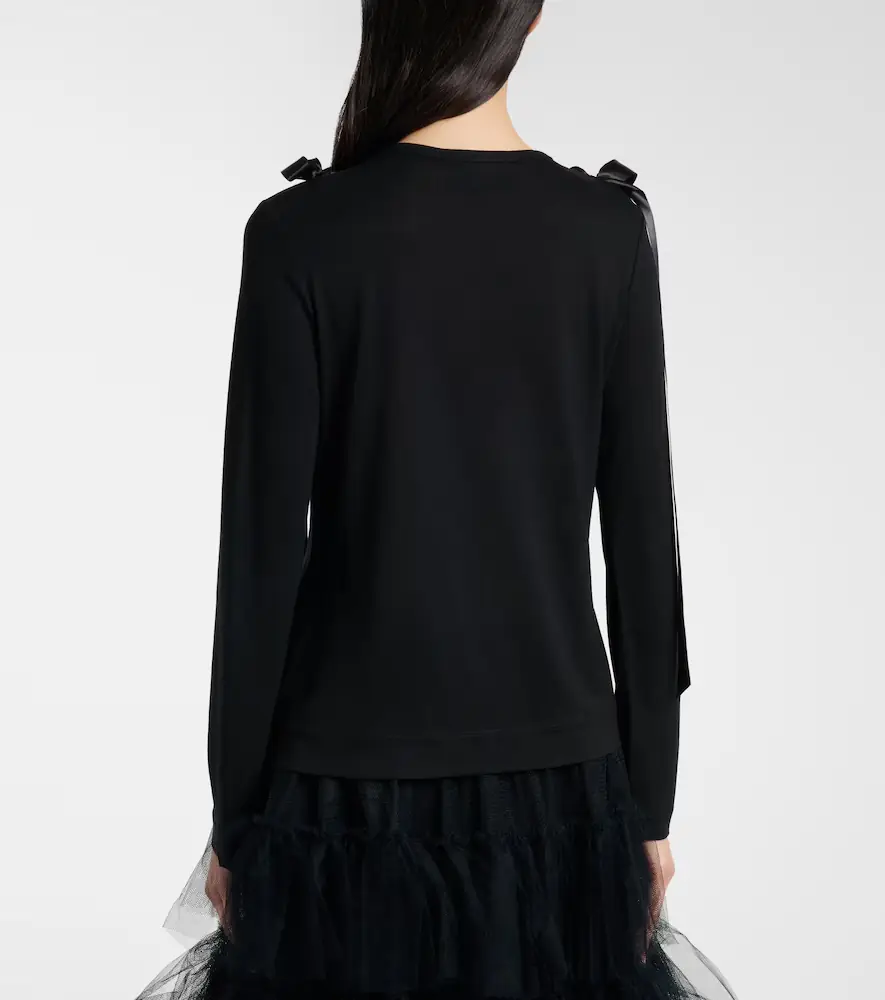 Simone Rocha Bow-detail jersey top | Thumbnail 2