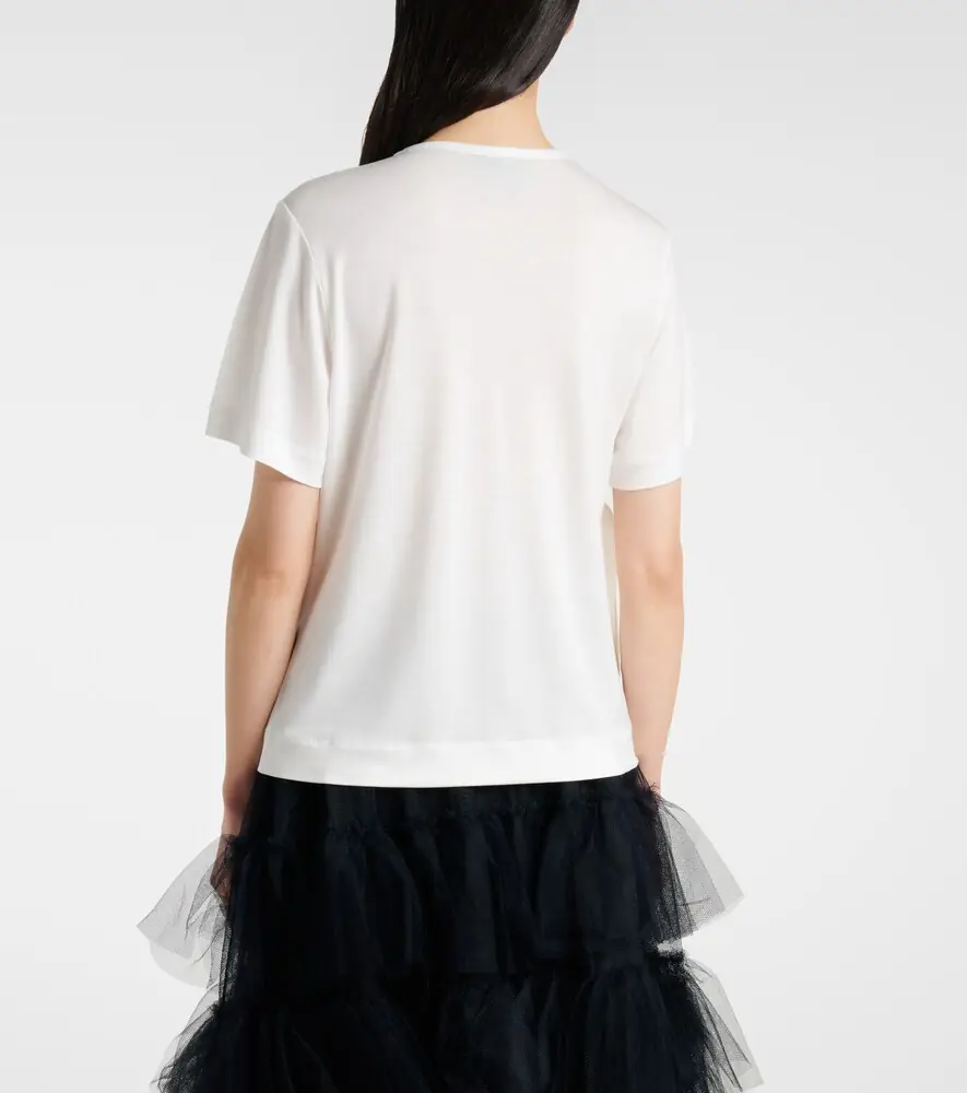 Simone Rocha Bow-detail jersey T-shirt | Thumbnail 5