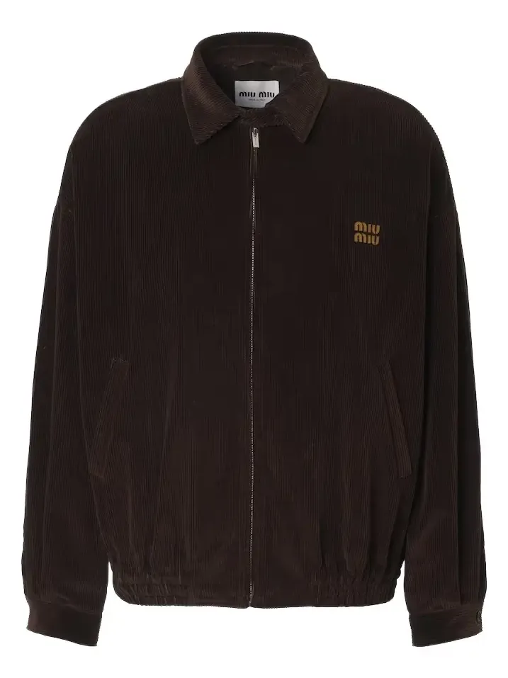 Cotton corduroy blouson jacket