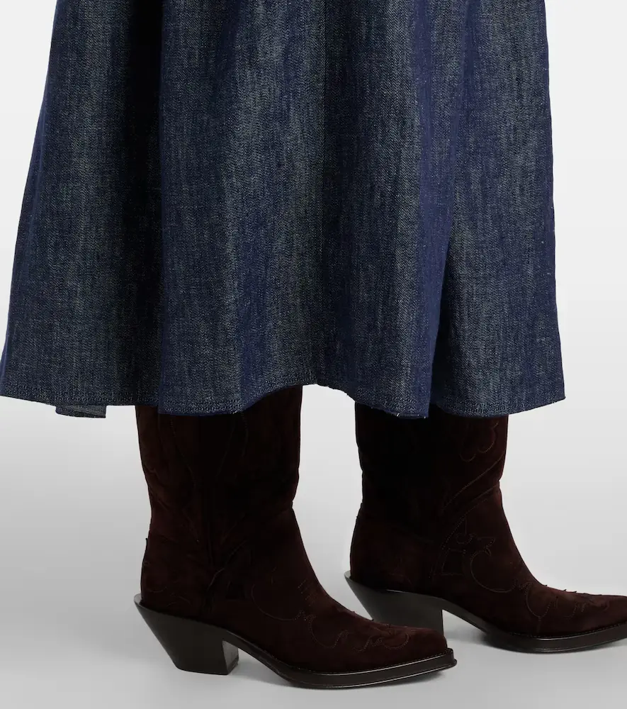 Gabriela Hearst Eloran linen midi skirt | Thumbnail 2 Gabriela Hearst Eloran linen midi skirt | Thumbnail 2
