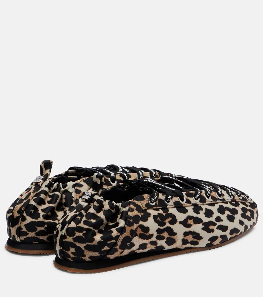 Ganni Leopard-print ballet flats | Thumbnail 2