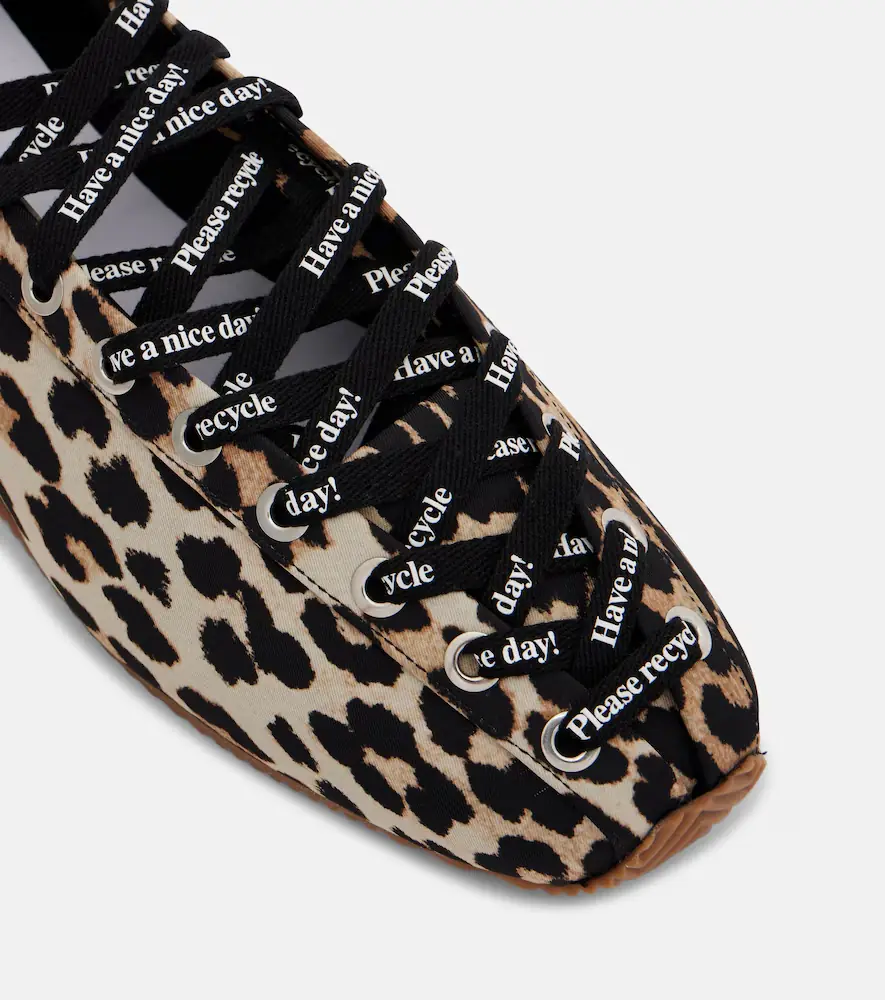 Ganni Leopard-print ballet flats | Thumbnail 4