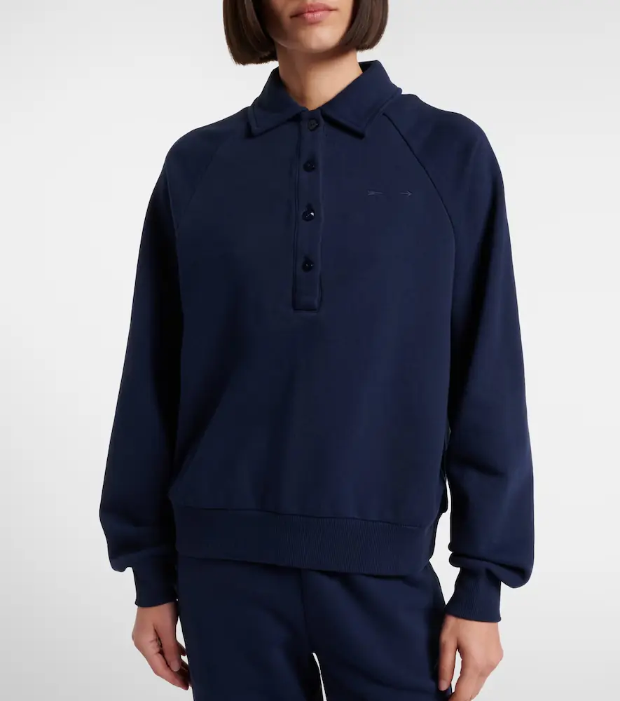 The Upside Elle cotton jersey polo sweater | Thumbnail 4