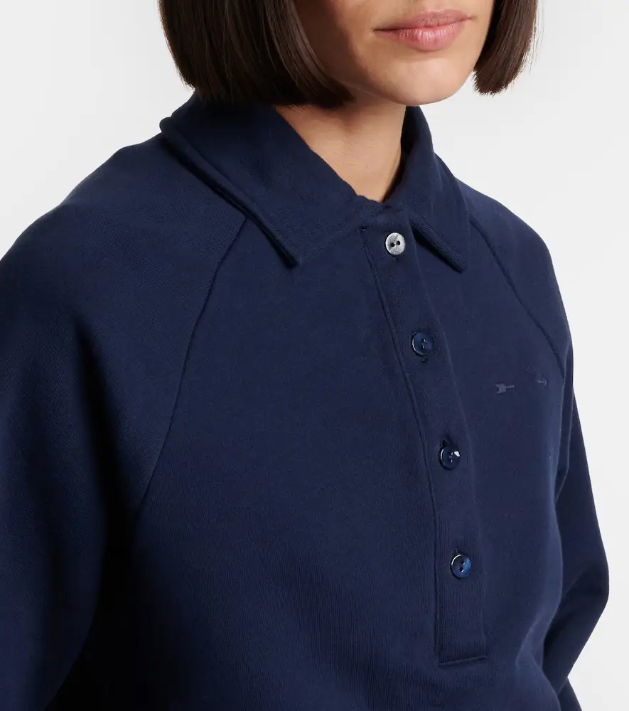 The Upside Elle cotton jersey polo sweater | Thumbnail 5