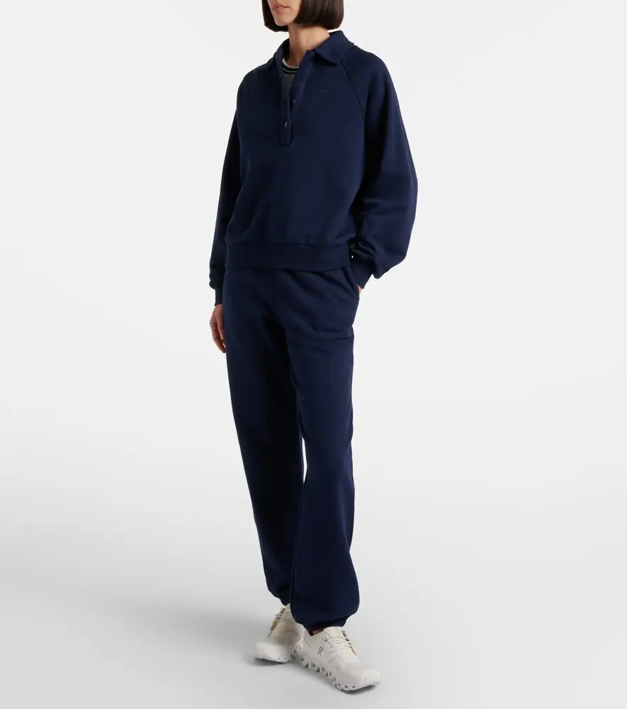 The Upside Elle cotton jersey polo sweater | Thumbnail 6