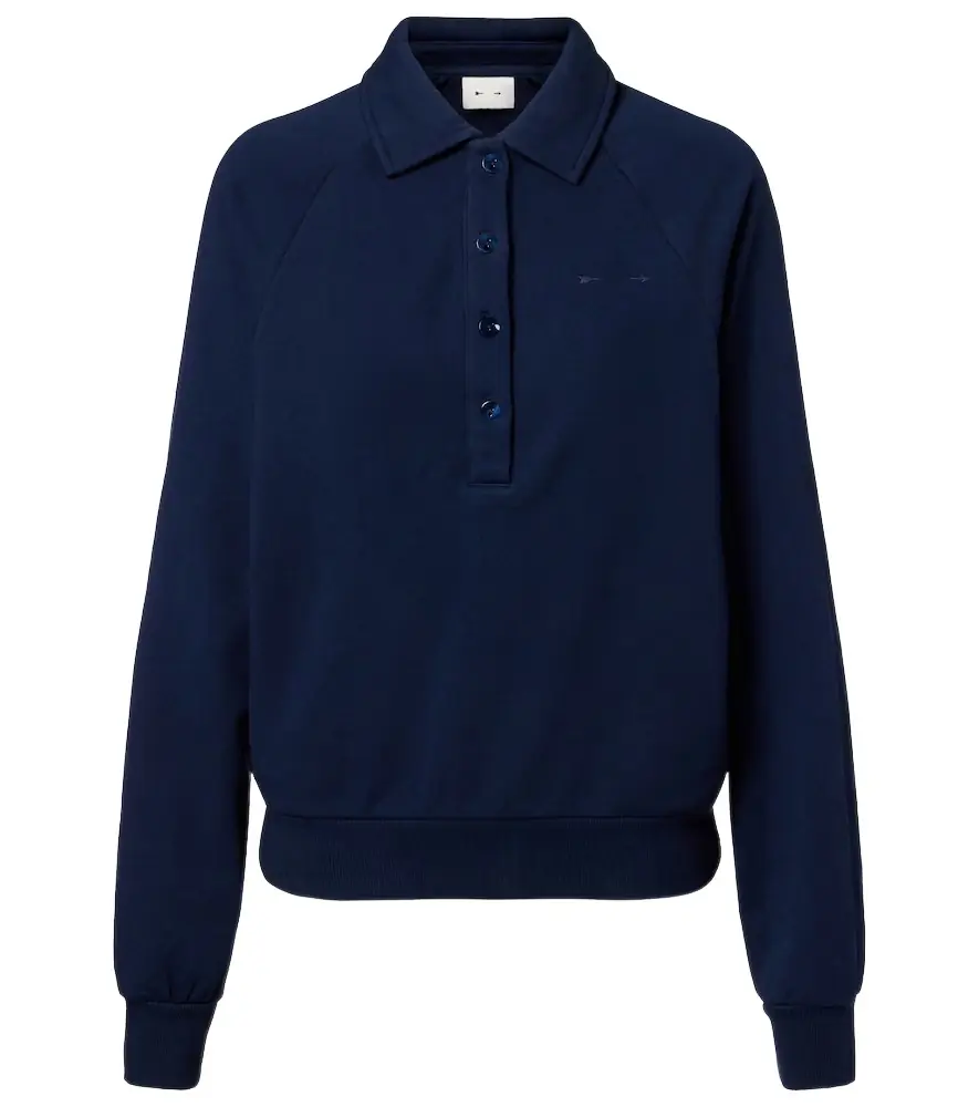 The Upside Elle cotton jersey polo sweater | Image 1 The Upside Elle cotton jersey polo sweater | Image 1