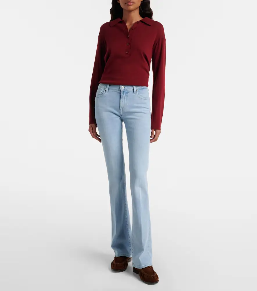 7 For All Mankind Logo bootcut jeans | Thumbnail 5