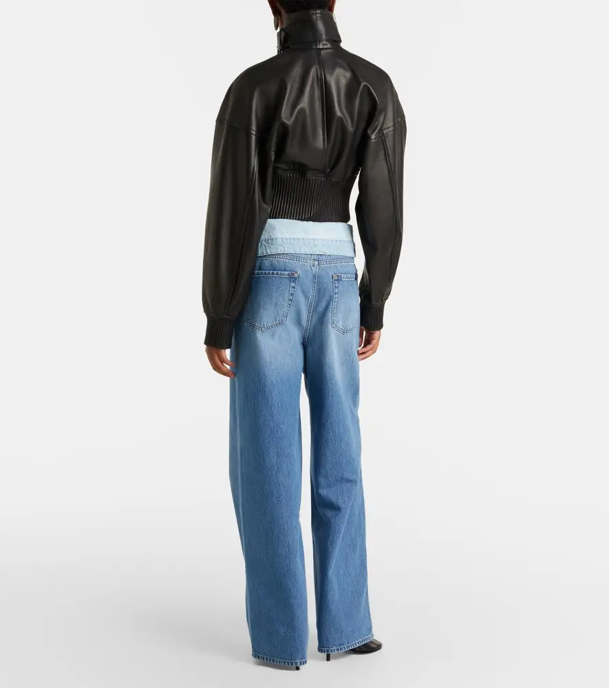 7 For All Mankind Double Layer Slouchy wide-leg jeans | Thumbnail 2