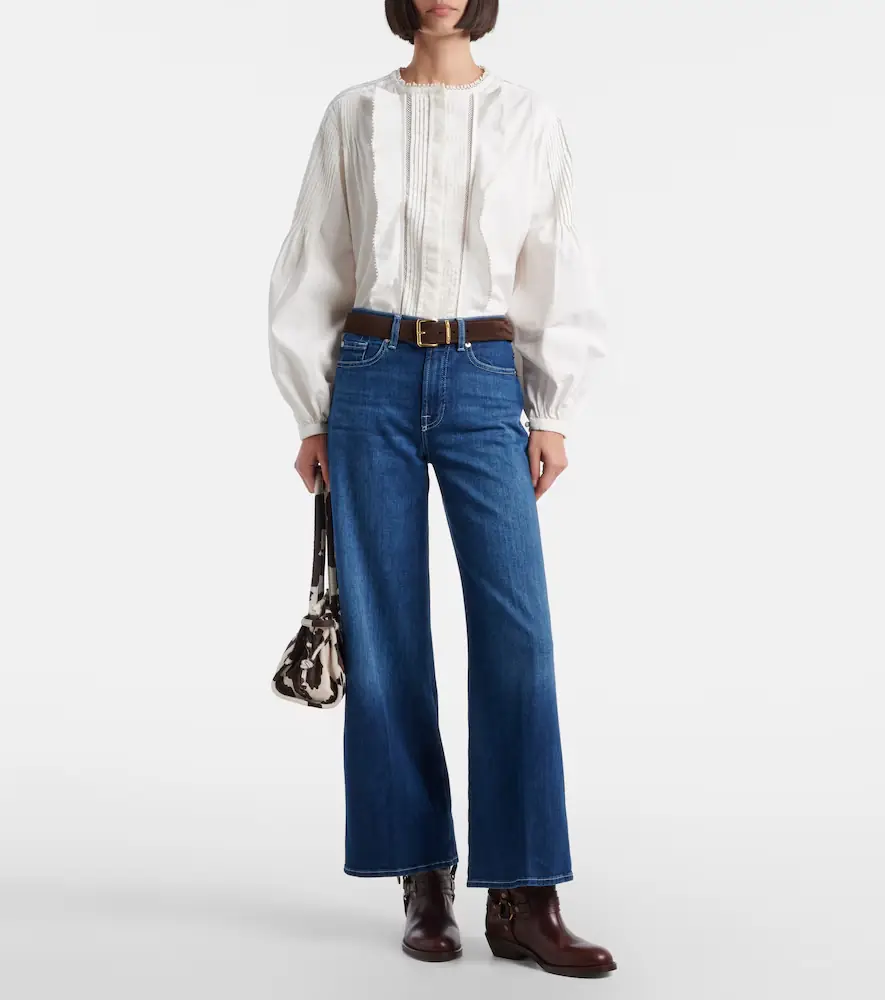 7 For All Mankind Lotta Ankle wide-leg jeans | Thumbnail 7