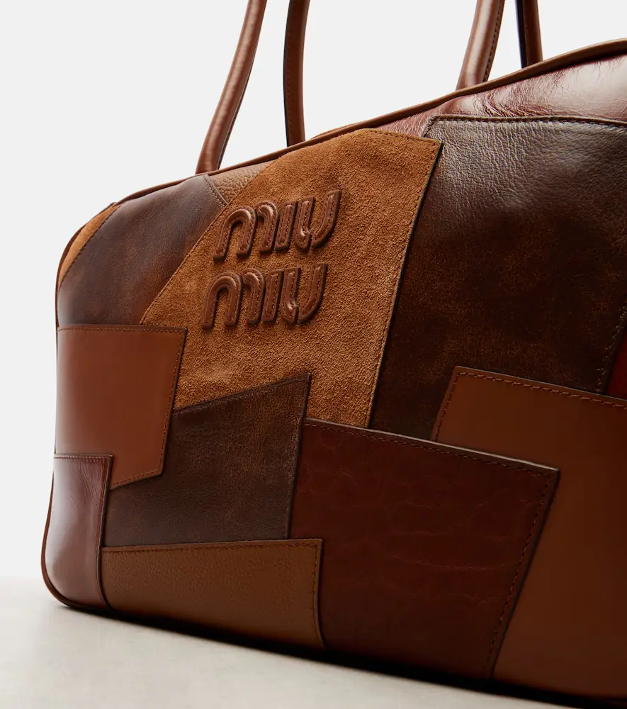 Miu Miu Patchwork leather tote bag | Thumbnail 2