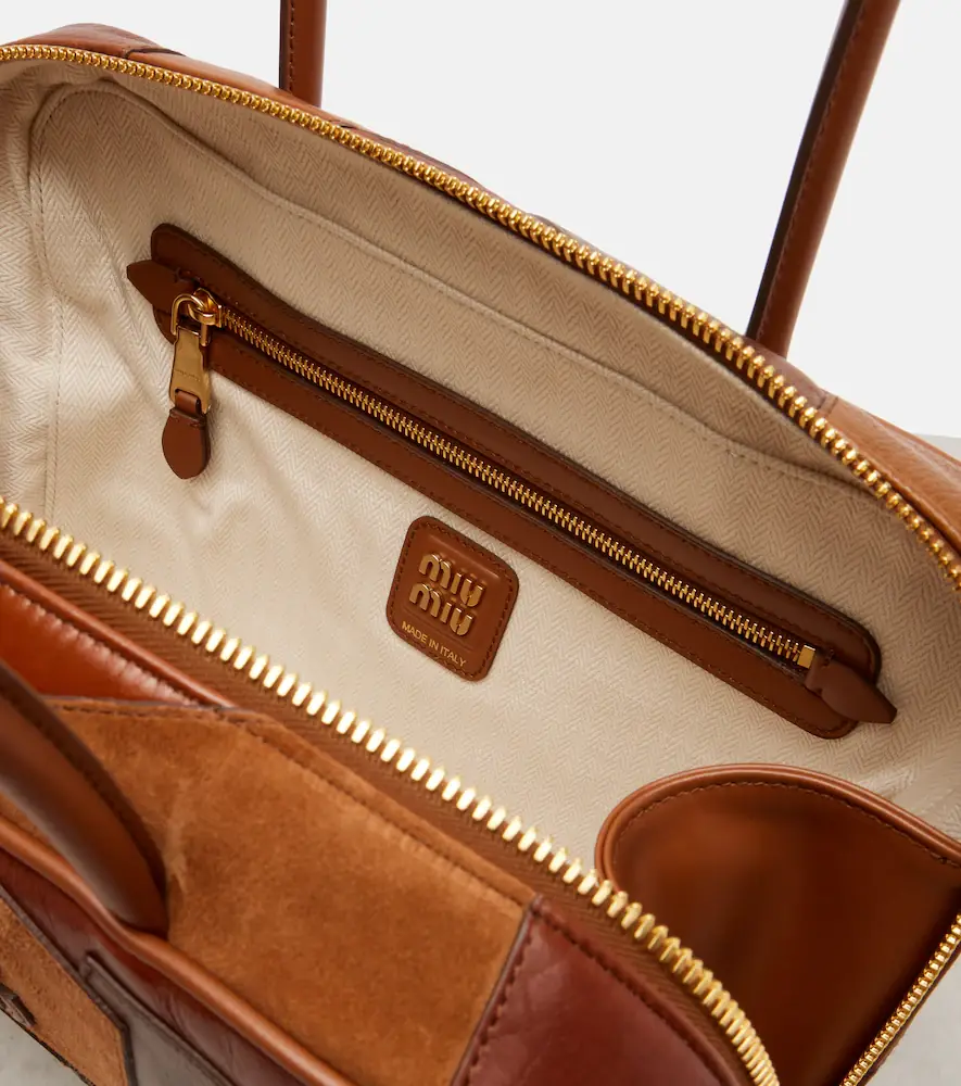 Miu Miu Patchwork leather tote bag | Thumbnail 3