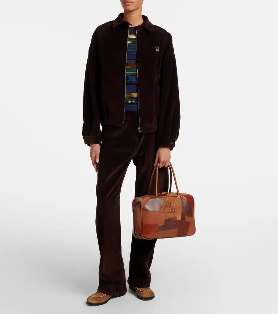 Miu Miu Patchwork leather tote bag | Thumbnail 5