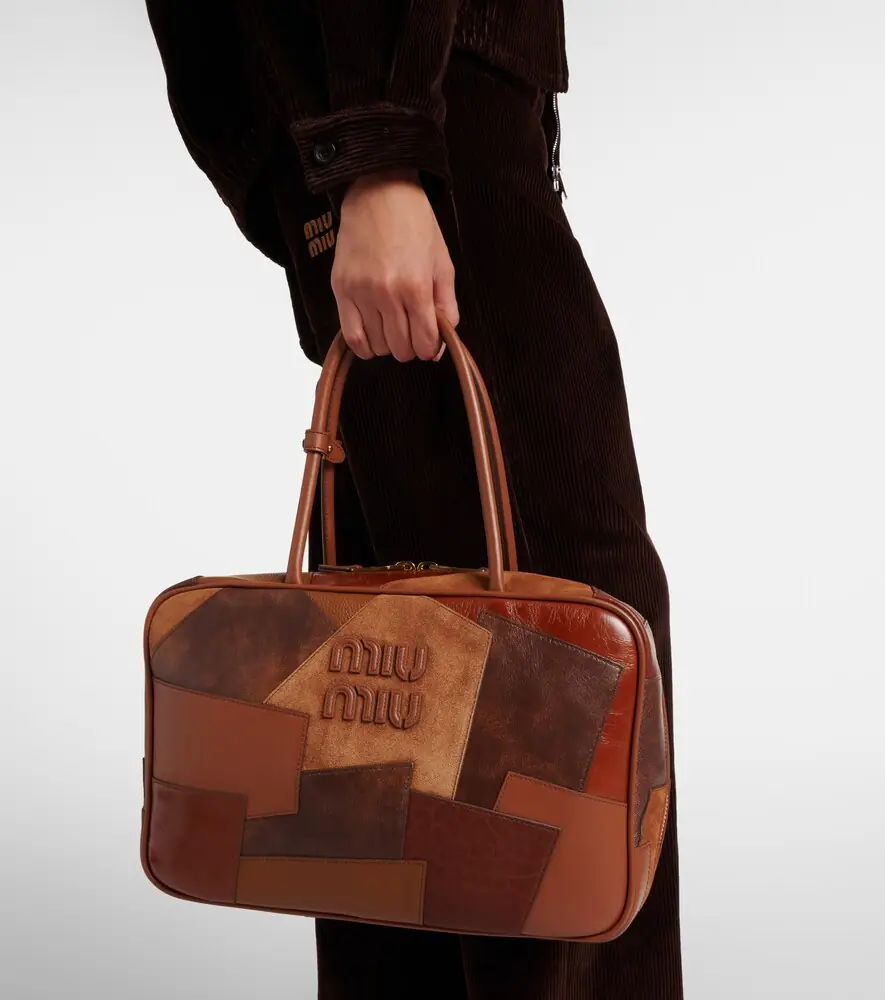 Miu Miu Patchwork leather tote bag | Thumbnail 6