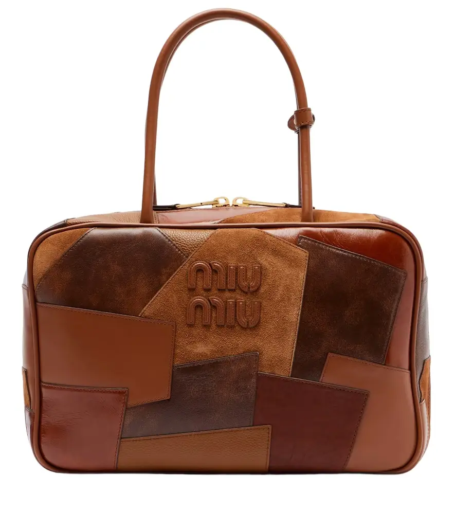Miu Miu Patchwork leather tote bag | Image 1 Miu Miu Patchwork leather tote bag | Image 1